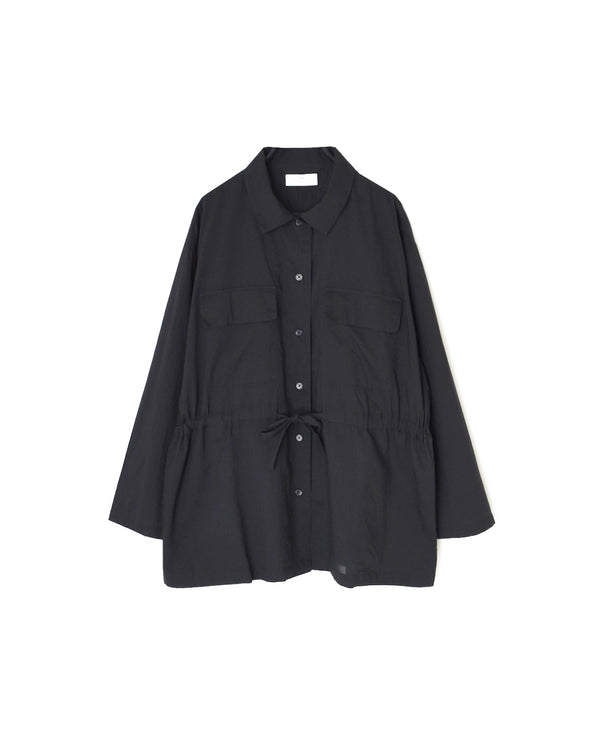 60s CAMBRIC PLAIN REGULAR COLLAR FLAP POCKET SHIRT