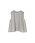 60s CAMBRIC PLAIN BACK OPENING SLEEVELESS SMOCK