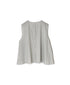 60s CAMBRIC PLAIN BACK OPENING SLEEVELESS SMOCK