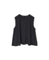 60s CAMBRIC PLAIN BACK OPENING SLEEVELESS SMOCK