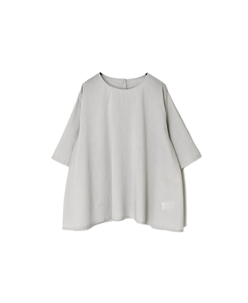 NSL26006 60s CAMBRIC PLAIN BACK OPENING SMOCK