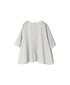 NSL26006 60s CAMBRIC PLAIN BACK OPENING SMOCK