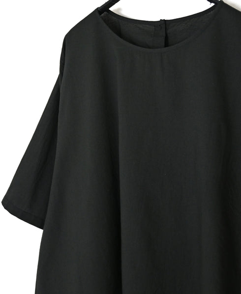 NSL26006 60s CAMBRIC PLAIN BACK OPENING SMOCK