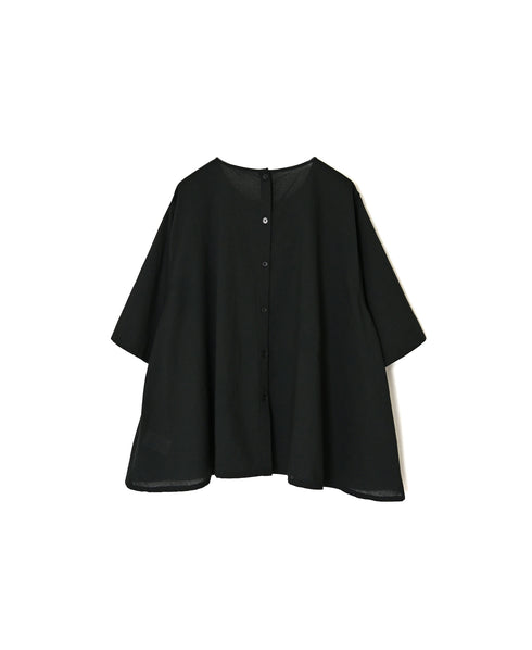 NSL26006 60s CAMBRIC PLAIN BACK OPENING SMOCK