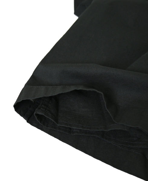 NSL26008 60s CAMBRIC PLAIN WIDE EASY PANTS