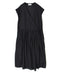 NSL26043 COTTON SILK PLAIN CACHE COEUR DRESS