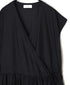 NSL26043 COTTON SILK PLAIN CACHE COEUR DRESS