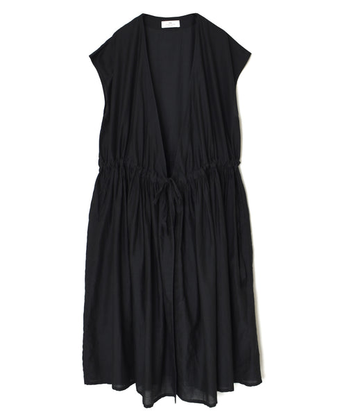 NSL26043 COTTON SILK PLAIN CACHE COEUR DRESS