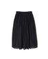 NSL26044 COTTON SILK PLAIN GATHERED SKIRT