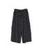 NSL26055 80s COTTON VOILE DOT PRINT WIDE EASY PANTS