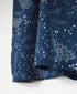 NSL26062 80s VOILE LEAF & FLOWER PRINT FRENCH/SL BACK SIDE GATHERED SMOCK