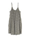 NSL26074 80s VOILE TWO TONE FLOWER PRINT TWO WAY CAMISOLE DRESS