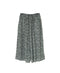 NSL26075 80s VOILE TWO TONE FLOWER PRINT WIDE EASY PANTS