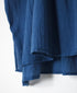 NSL26092 80s COTTON VOILE LACE LACE&STRING COLLAR GATHERED SHIRT