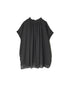NSL26092 80s COTTON VOILE LACE LACE&STRING COLLAR GATHERED SHIRT