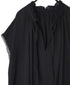 NSL26092 80s COTTON VOILE LACE LACE&STRING COLLAR GATHERED SHIRT