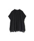 NSL26092 80s COTTON VOILE LACE LACE&STRING COLLAR GATHERED SHIRT
