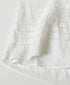 NSL26093 80s COTTON VOILE LACE GATHERED SKIRT