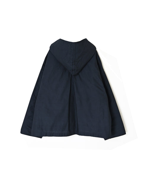 NSL26521 40s COTTON POPLIN PLAIN QUILTED LINING HOODED JACKET
