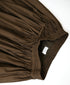 NSL26525 40s COTTON POPLIN PLAIN GATHERED SKIRT