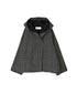 NSL26531 40s COTTON POPLIN DOT PRINT QUILTED LINING HOODED JACKET