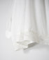 NSL26552 60s COTTON CAMBRIC PLAIN WITH LACE LACE & STRING COLLAR GATHERED SHIRT