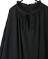 NSL26552 60s COTTON CAMBRIC PLAIN WITH LACE LACE & STRING COLLAR GATHERED SHIRT