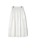 NSL26555 60s COTTON CAMBRIC PLAIN WITH LACE GATHERED SKIRT WITH PLEAT LACE