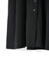 NSL26562 COTTON SATIN PLAIN BANDED COLLAR LAYERED DRESS