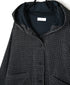 NSL26582 MINI CORDUROY CROSSHATCH PRINT HOODED BLOUSON