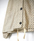 NSL26582 MINI CORDUROY CROSSHATCH PRINT HOODED BLOUSON