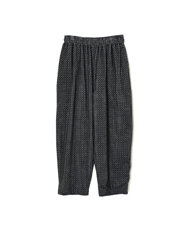 NSL26584 MINI CORDUROY CROSSHATCH PRINT EASY PANTS