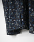 NSL26594 60s COTTON CAMBRIC FLOWER PRINT BANDED COLLAR GATHER SHIRT DRESS