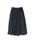 NSL26595 60s COTTON CAMBRIC FLOWER PRINT GATHERED SKIRT