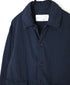 NVL2661D 40s POPLIN STRIPE OVERDYE REGULAR COLLAR LONG JACKET