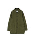 NVL2661D 40s POPLIN STRIPE OVERDYE REGULAR COLLAR LONG JACKET