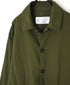 NVL2661D 40s POPLIN STRIPE OVERDYE REGULAR COLLAR LONG JACKET