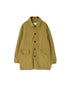 NVL2661D 40s POPLIN STRIPE OVERDYE REGULAR COLLAR LONG JACKET