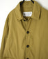 NVL2661D 40s POPLIN STRIPE OVERDYE REGULAR COLLAR LONG JACKET