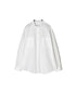 NVL2681 60s ORGANIC POPLIN BANDED COLLAR L/SL OVERSIZED SHIRTS