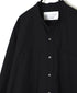 NVL2681 60s ORGANIC POPLIN BANDED COLLAR L/SL OVERSIZED SHIRTS