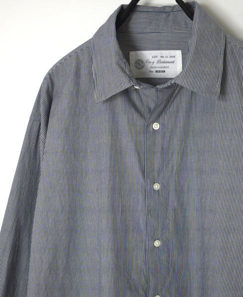 NVL2683SC POPLIN STRIPE REGULAR COLLAR L/SL SHIRTS