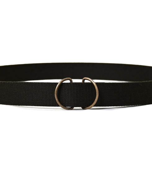 SDNAM2651 LEATHER/TAPE DOUBLE RING BELT