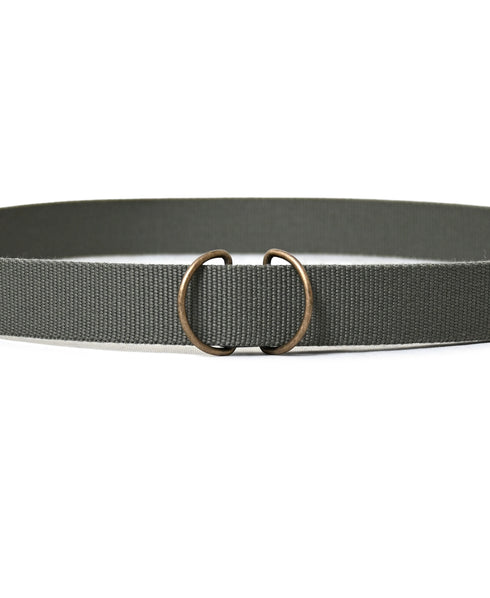 SDNAM2651 LEATHER/TAPE DOUBLE RING BELT