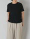 GMDSH2621 COTTON/LINEN SINGLE JERSEY CREW NECK T-SHIRTS