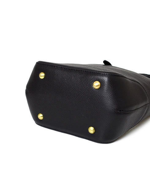 SVMDS2551F GRAINED LEATHER ONE HANDLE BAG