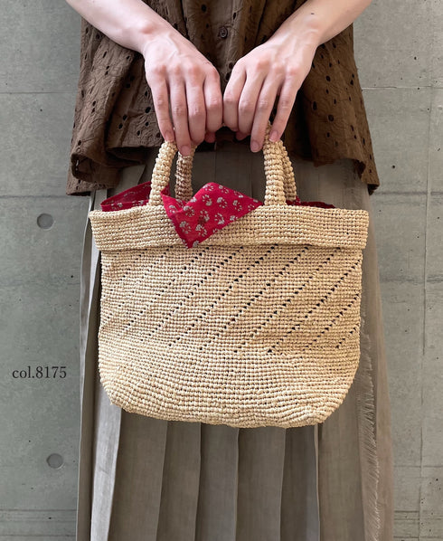 ANMDS2301 RAFFIA M BAG (COMBI)