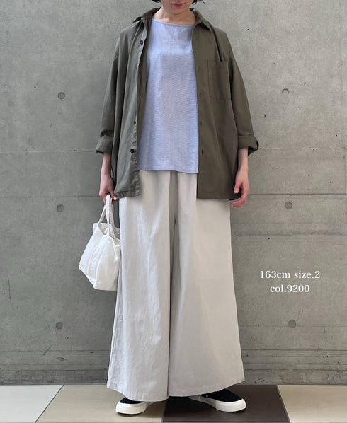 GNMDS2062CLW COTTON/LINEN DYED WEATHER CULOTTES