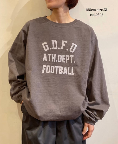 NGW9951 2581 7.2oz HEAVY WEIGHT COTTON "GDFU" CREW NECK L/SL WITH CUFF&HEM RIB