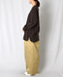GNSL26512 COTTON SLUB SINGLE JERSEY CREW-NECK L/SL OVERSIZED T-SHIRTS